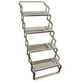 C.R. Brophy C.R. Brophy AS04 Aluminum Scissor Steps - 4 Step, 31" - 40" Vert. Ext. AS04